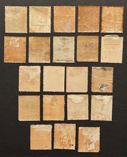 België 1869/1883 - Liggende Leeuw + Leopold II - Selectie, Postzegels en Munten, Postzegels | Europa | België
