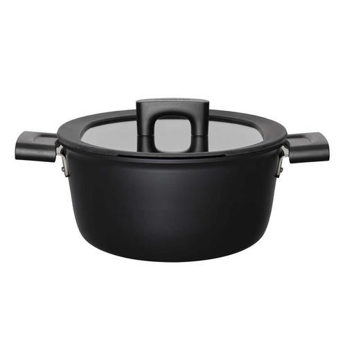 Fiskars Hard Face Kookpan Zwart - 22 cm, Huis en Inrichting, Keuken | Potten en Pannen, Verzenden
