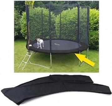 Zwarte Trampolinerand 366cm - Zo Goed Als Nieuw! OP=OP beschikbaar voor biedingen