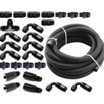 Torque Solution Braided Fuel Line Kit for -6 Aeromotive FPR, Ophalen of Verzenden, Nieuw