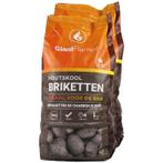 18 x 10kg Giant Flames houtskool briketten, Ophalen of Verzenden, Nieuw