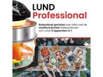 LUND Professional heteluchtoven 12 + 5L zwart - Halogeen, Verzenden, Zo goed als nieuw