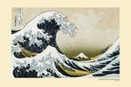 Poster Hokusai Great Wave off Kanagawa 91,5x61cm, Nieuw, A1 t/m A3, Verzenden