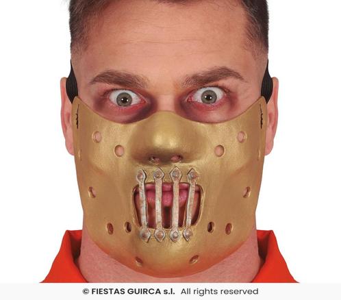 Hannibal Lecter Masker, Hobby en Vrije tijd, Feestartikelen, Feestartikel, Nieuw, Verzenden