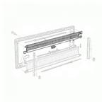 Dometic S3, S4 Vliegenrollo 145x70, Ophalen of Verzenden, Nieuw