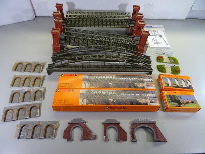 Arnold, diverse N - Modeltreinlandschap (16) - 16-delige, Hobby en Vrije tijd, Modeltreinen | N-Spoor