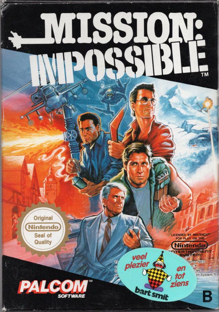 NES Mission Impossible (In doos), Spelcomputers en Games, Games | Nintendo NES, Zo goed als nieuw, Verzenden