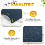 2dekans | Kias® placemats – lederlook – kunststof – antislip, Huis en Inrichting, Ophalen of Verzenden, Zo goed als nieuw