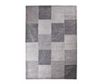 Tapijt Mono Patchwork Antraciet 200x290cm | By-Boo 6238, Huis en Inrichting, Ophalen of Verzenden, Nieuw