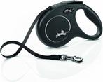 Flexi Classic Tape - Rollijn Hondenriem - Zwart - M - 5, Dieren en Toebehoren, Verzenden, Nieuw