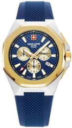 Swiss Alpine Military 7005.9845 Typhoon horloge 42 mm, Sieraden, Tassen en Uiterlijk, Horloges | Heren, Overige merken, Staal