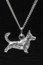 Zilveren Welsh corgi pembroke met staart ketting hanger -..., Verzenden, Nieuw