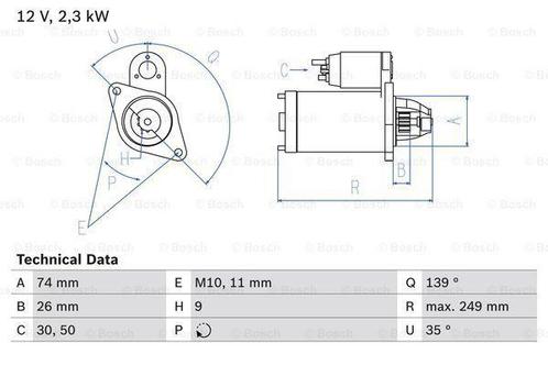 Startmotor / Starter AUDI A8 D3 (4.0 TDI quattro,4.2 TD..., Auto-onderdelen, Motor en Toebehoren, Nieuw, Ophalen of Verzenden