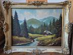 Duitse school (XX) - Original-Ölgemälde – Landschaft mit