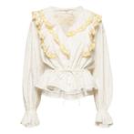 Notes du Nord • ecru blouse Ciara met kant • 34, Kleding | Dames, Notes du Nord, Verzenden, Nieuw, Maat 34 (XS) of kleiner
