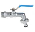 Kogelkraan 25 bar RVS hendel 1 bu.dr. x  1 met click, Ophalen of Verzenden, Nieuw