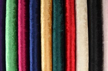 Crushed velvet - Per meter - Velours de panne beschikbaar voor biedingen