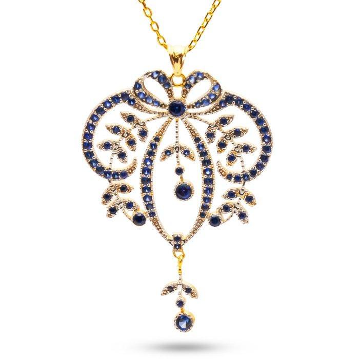 Zonder minimumprijs - Ketting met hanger - 8 karaat Zilver,, Sieraden, Tassen en Uiterlijk, Antieke sieraden