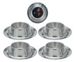 Koopman eierdopjes RVS set van 4 st van €2,99 voor €1,79, Ophalen of Verzenden, Nieuw