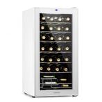 Wijnkoelkast Klimaatkast Wijnkoeler Glasdeur 28 Flessen Wit, Nieuw, Minder dan 75 liter, Zonder vriesvak, Ophalen of Verzenden