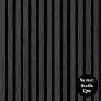 Silentlines lattenwand zwart eiken, Verzenden, Nieuw