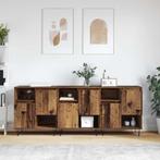 vidaXL Dressoirs 3 pcs Oud hout 180 x 35 x 70 cm Bewerkt, Verzenden, Nieuw, Overige houtsoorten, Minder dan 50 cm