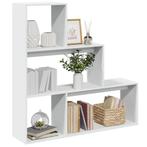 vidaXL Kamerscherm / boekenkast 3-laags 123x29x123 cm, Verzenden, Nieuw, Overige houtsoorten