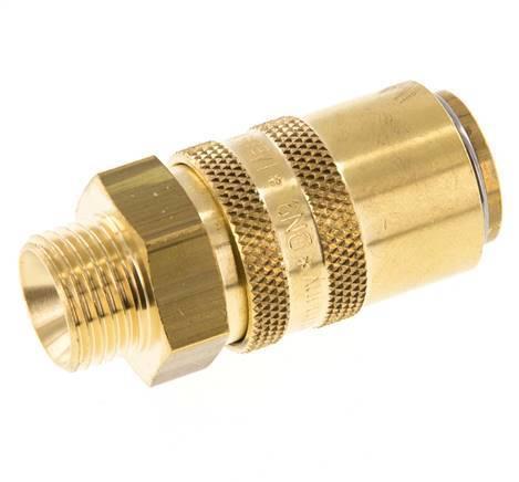 Messing DN 9 Tempereerkoppeling Snelkoppeling M16x1.5, Doe-het-zelf en Verbouw, Overige Doe-het-zelf en Verbouw, Nieuw, Verzenden