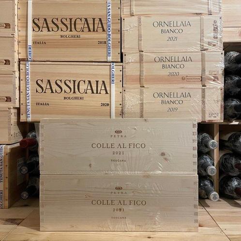 2021 Petra, Syrah Colle Al Fico - Toscane DOCG - 2 Magnums, Verzamelen, Wijnen