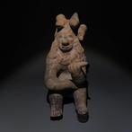 Jamacoaque, Ecuador Terracotta Beeld van een opperhoofd. 240