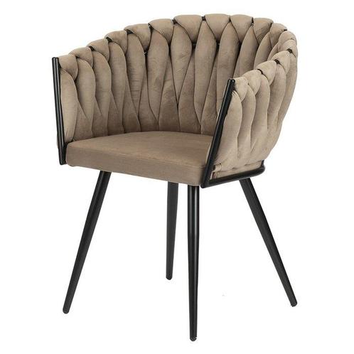 Stoel (4) - Metaal - Chique Golvend, Antiek en Kunst, Kunst | Designobjecten