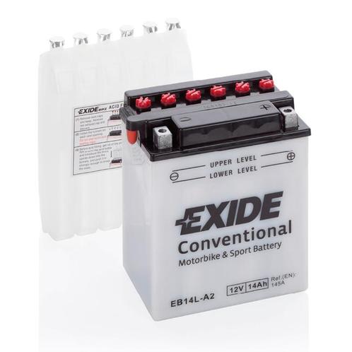 Exide Conventional 12V accu | EB14L-A2 | 12V 14Ah, Auto-onderdelen, Accu's en Toebehoren, Ophalen of Verzenden