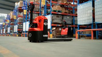 Krachtige elektrische palletwagen 2000kg grote lithium accu beschikbaar voor biedingen