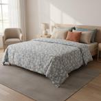Telo d’Arredo Orlato – Camelia op Blauw – Dekbedovertrek /, Antiek en Kunst