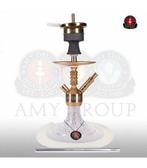 AMY Deluxe Alu Antique Berry 072.03 Waterpijp Shisha, Verzamelen, Rookartikelen, Aanstekers en Luciferdoosjes, Nieuw, Ophalen of Verzenden