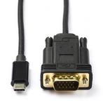 USB C naar VGA kabel | ACT | 2 meter (Full HD), Computers en Software, Pc- en Netwerkkabels, Verzenden, Nieuw