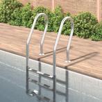 vidaXL Zwembadladder 54x38x158 cm 304 roestvrijstaal, Tuin en Terras, Zwembad-toebehoren, Verzenden, Nieuw