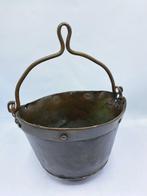 Emmer - Antieke Putsemmer - Koper, Messing - Hengselemmer