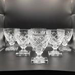 Val Saint Lambert - Drinkservies (6) - Diamantgondelmodel -