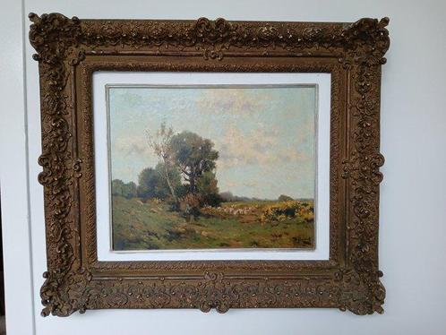 Adrianus Johannes Zwart (1903-1981) - Shepherd in the field, Antiek en Kunst, Kunst | Schilderijen | Klassiek