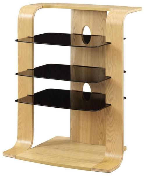 Jual Furnishings Telford Audio Meubel Eiken, Huis en Inrichting, Kasten | Wandmeubels, Ophalen of Verzenden