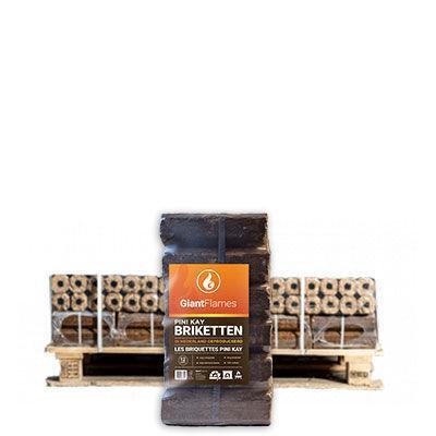 Pini Kay briketten (NL) 15 zakken x 10kg (150kg), Tuin en Terras, Haardhout, Blokken, Minder dan 3 m³, Overige houtsoorten, Ophalen of Verzenden