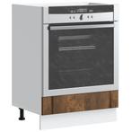 vidaXL Ovenkast Lucca bewerkt hout gerookt eikenkleurig, Huis en Inrichting, Verzenden, Nieuw, Bruin