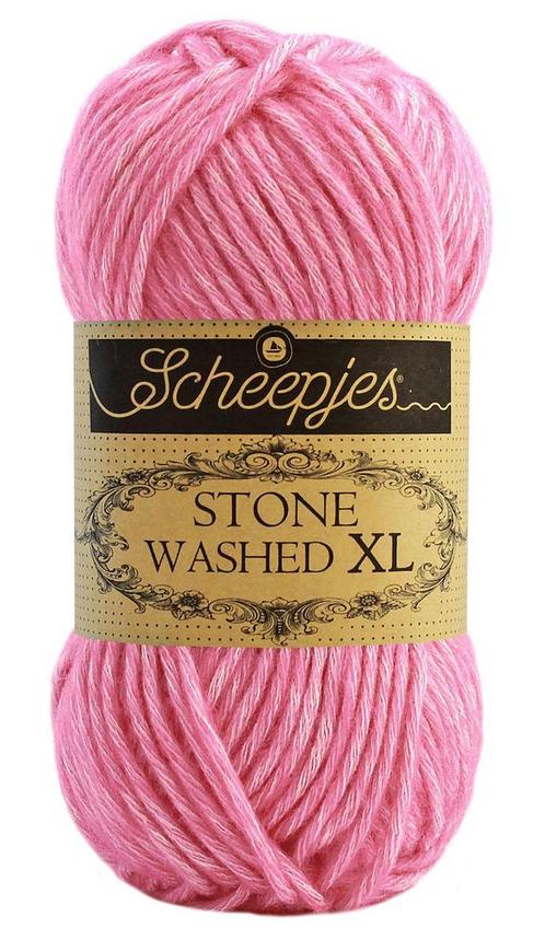 Scheepjes Stone Washed XL - 876 tourmaline - Katoen Garen, Hobby en Vrije tijd, Breien en Haken, Ophalen of Verzenden