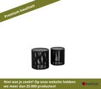 Niehoff Loredo Bijzettafel Aluminium frame zwart rond, Ophalen of Verzenden, Nieuw, Aluminium