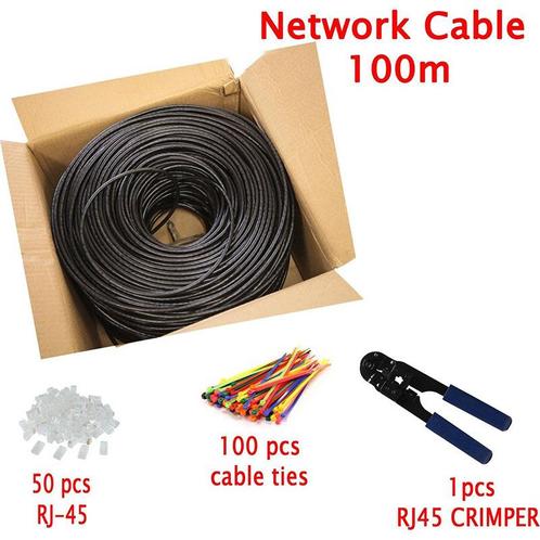 MutecPower 100m CAT6 ethernet netwerkkabel- waterdicht - UV, Doe-het-zelf en Verbouw, Elektra en Kabels, Verzenden