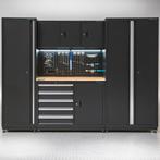 Datona Werkbank 120 cm met gereedschapskast, smalle, Doe-het-zelf en Verbouw, Werkbanken, Ophalen of Verzenden, Nieuw