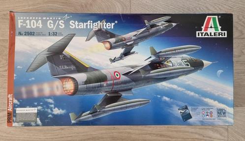 Italeri 2502 F-104 G/S Starfighter 1:32 NL + BE Decals, Hobby en Vrije tijd, Modelbouw | Vliegtuigen en Helikopters, Italeri, Verzenden
