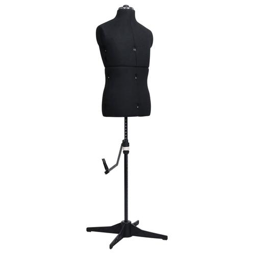 vidaXL Paspop verstelbaar man maat 37-45 zwart, Kleding | Dames, Kledinghangers, Nieuw, Verzenden