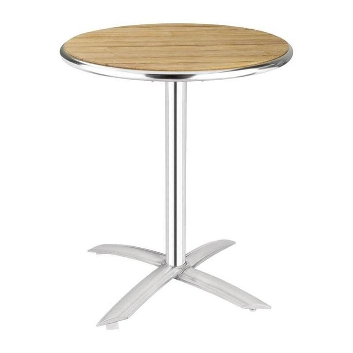 Inklapbare Tafel | Hout/Aluminium | Essenhout Blad |, Zakelijke goederen, Horeca | Keukenapparatuur, Nieuw in verpakking, Verzenden